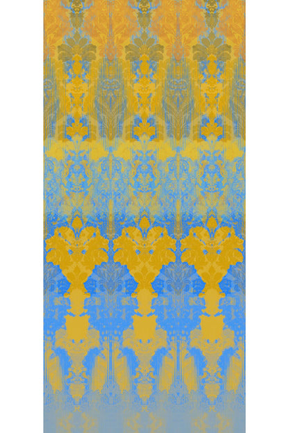 Ikat Damask Wallpaper Panel - Multicolor