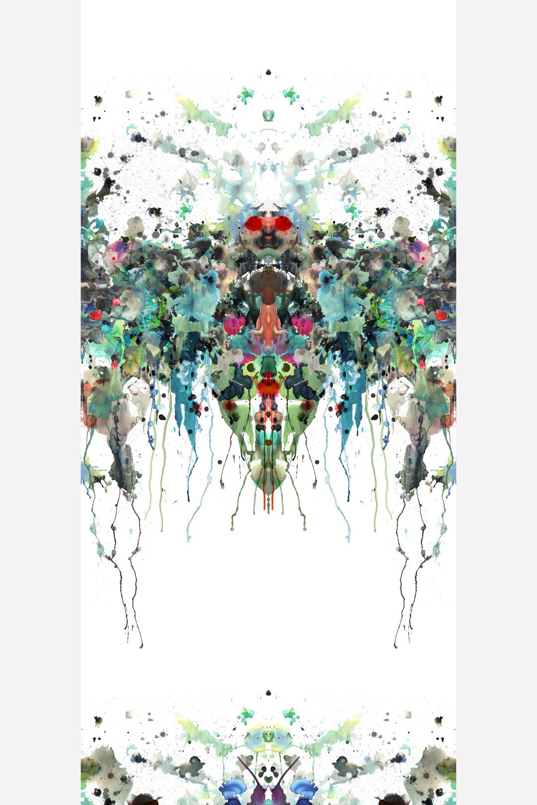 Kaleido Splatt Superwide Wallpaper Panel - Multicolor