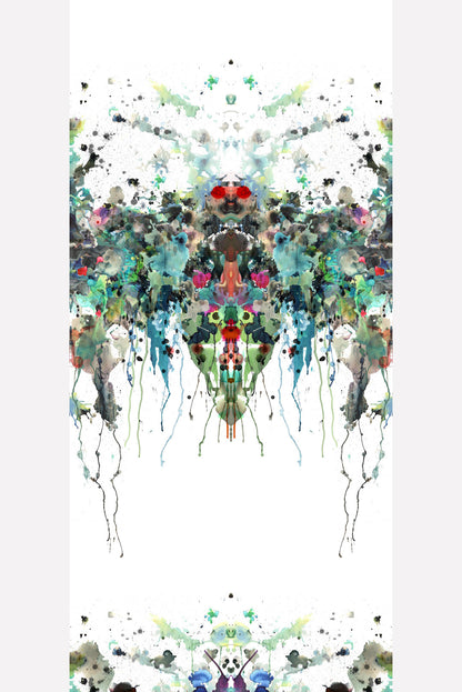 Kaleido Splatt Superwide Wallpaper Panel - Multicolor