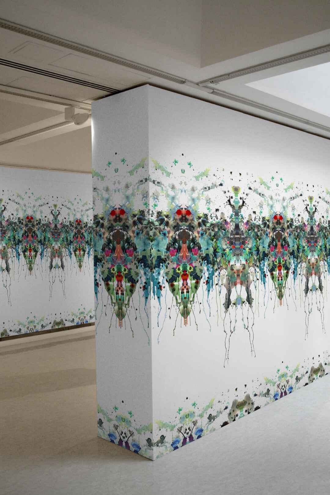 Kaleido Splatt Superwide Room Wallpaper Panel 2 - Multicolor