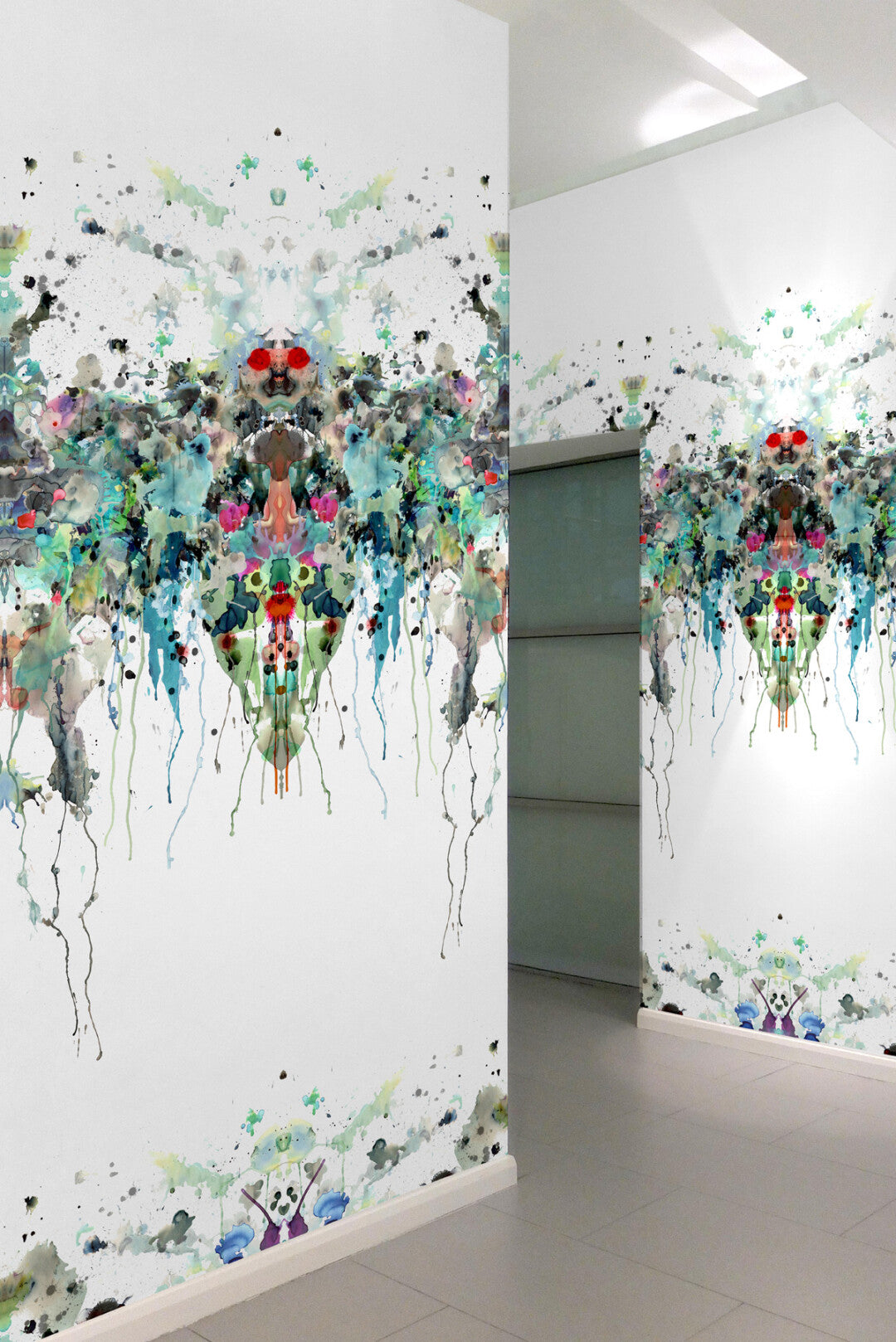 Kaleido Splatt Superwide Room Wallpaper Panel 3 - Multicolor