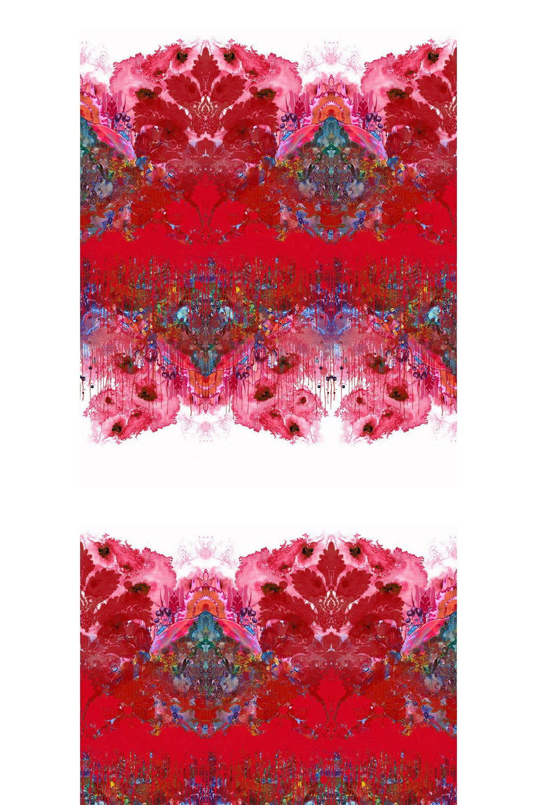 Omni Drips Wallpaper Panels - Red