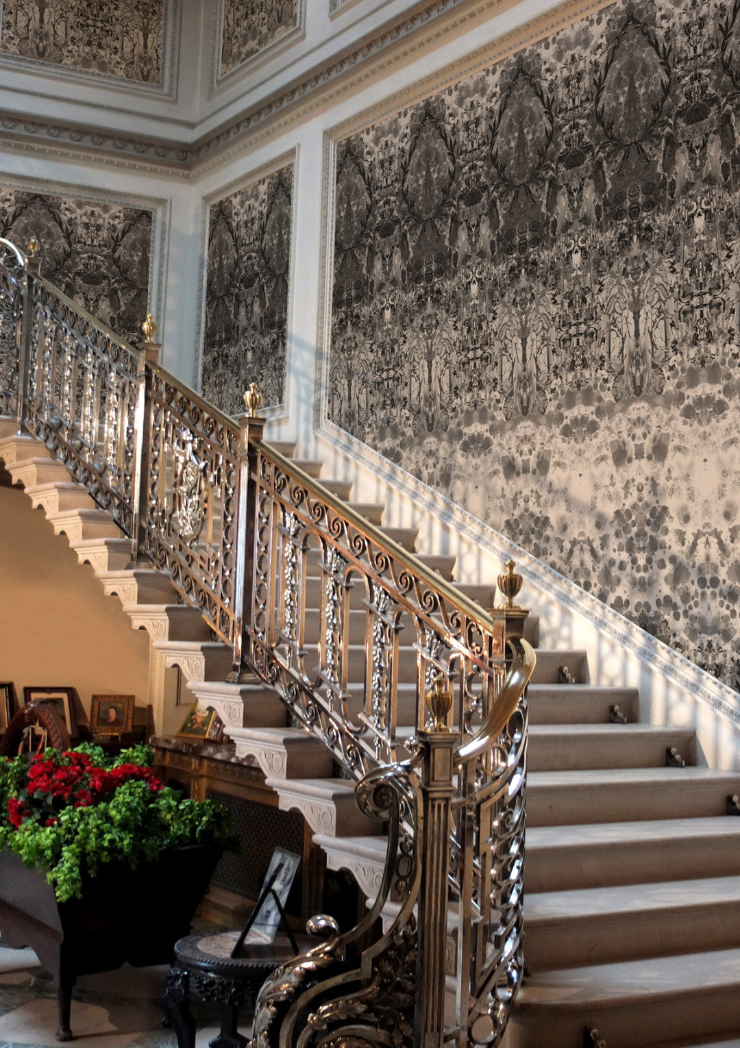 Omni Splatt Room Wallpaper 2 - Gray