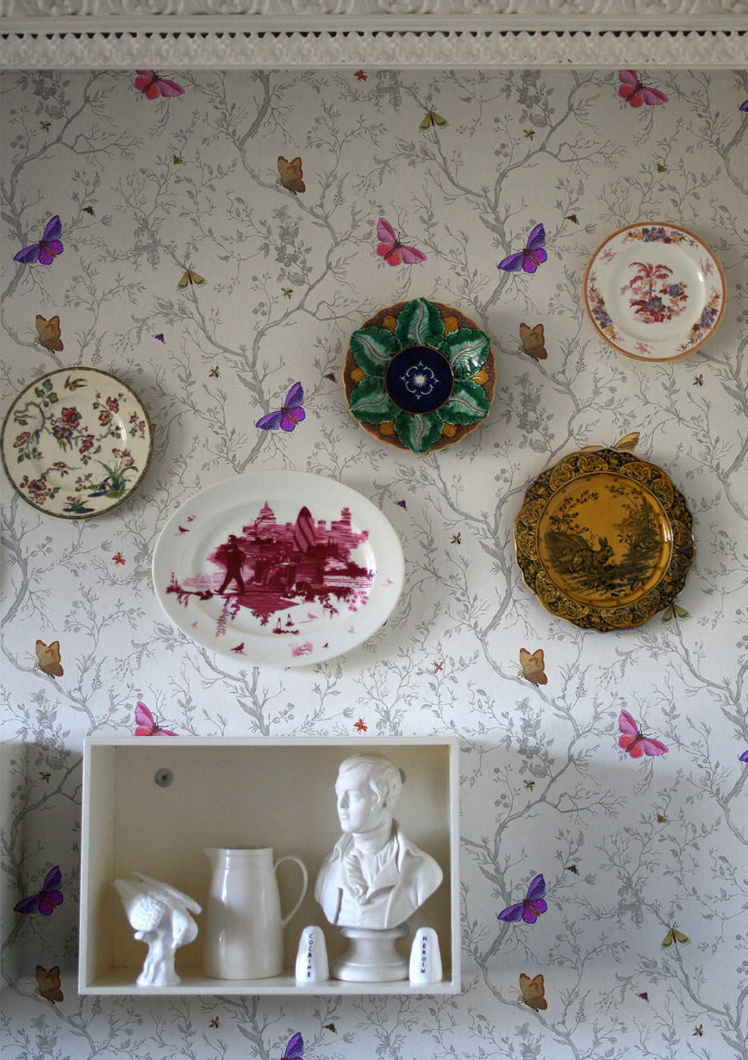 Butterflies Wallpaper 2 - White