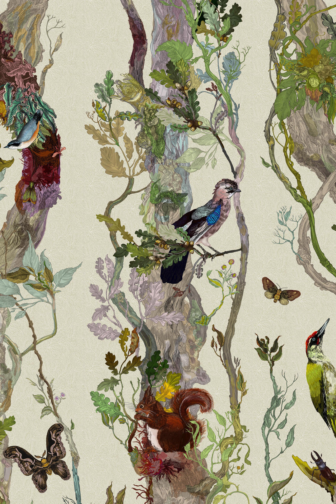 Indie Wood Wallpaper - Green