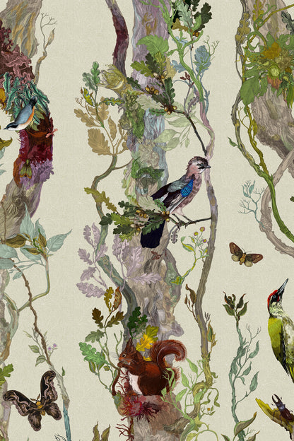 Indie Wood Wallpaper - Green