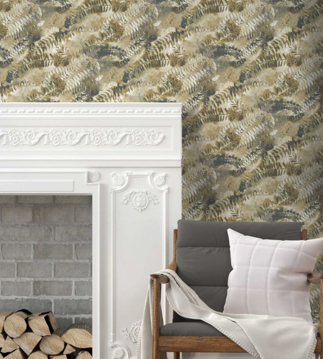 RYDALE14 - Rydale Wallpaper - Burnt Ochre - Arley House