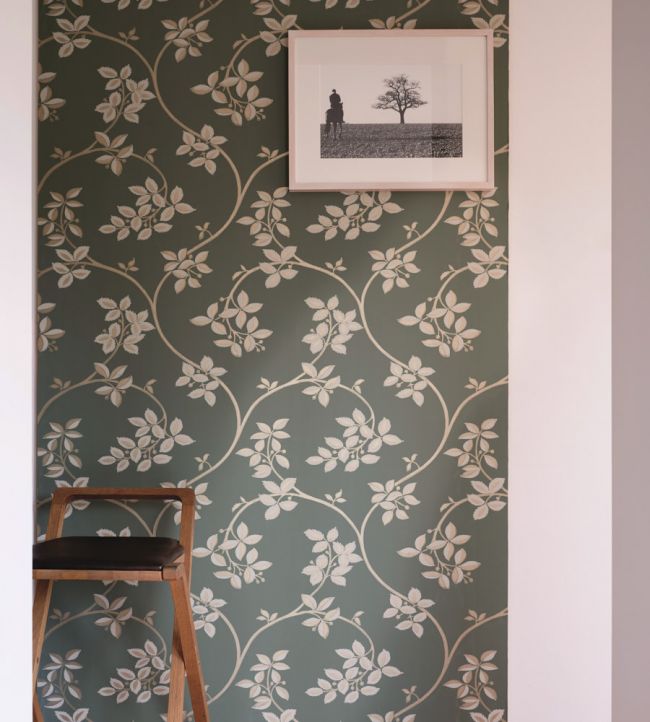 Ringwold Wallpaper - Green Smoke - 1654 - Farrow & Ball