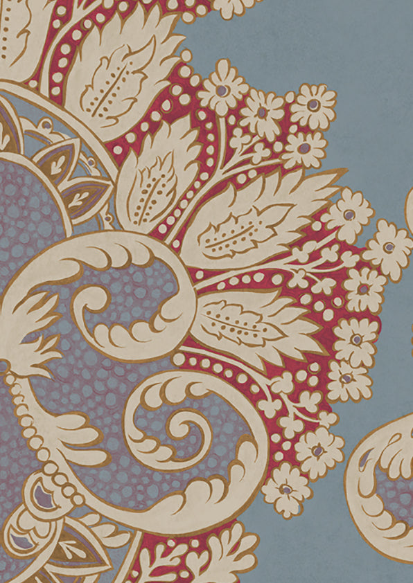 Rococo Wallpaper - Heraldic - Lewis & Wood