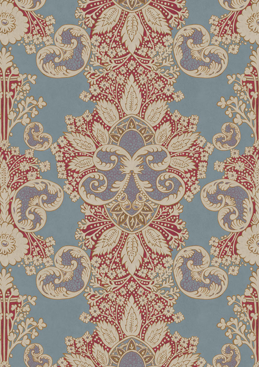 Rococo Wallpaper - Heraldic - Lewis & Wood