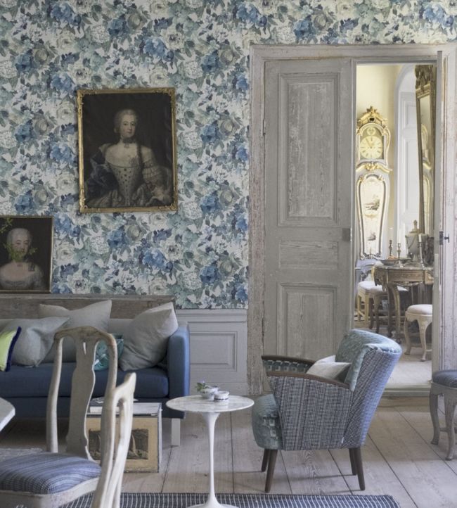 Roseto Wallpaper - Celadon - PDG675/01 - Designers Guild