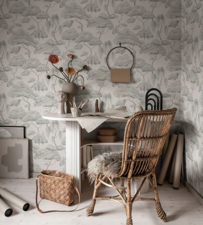 Kristoffer Room Wallpaper - White