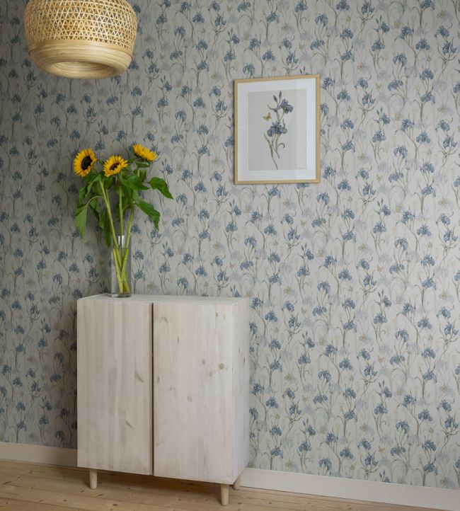 Iris Room Wallpaper 2 - Blue