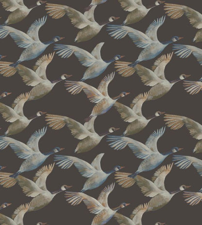 SKEIN1 - Skein Wallpaper - Charcoal - Arley House