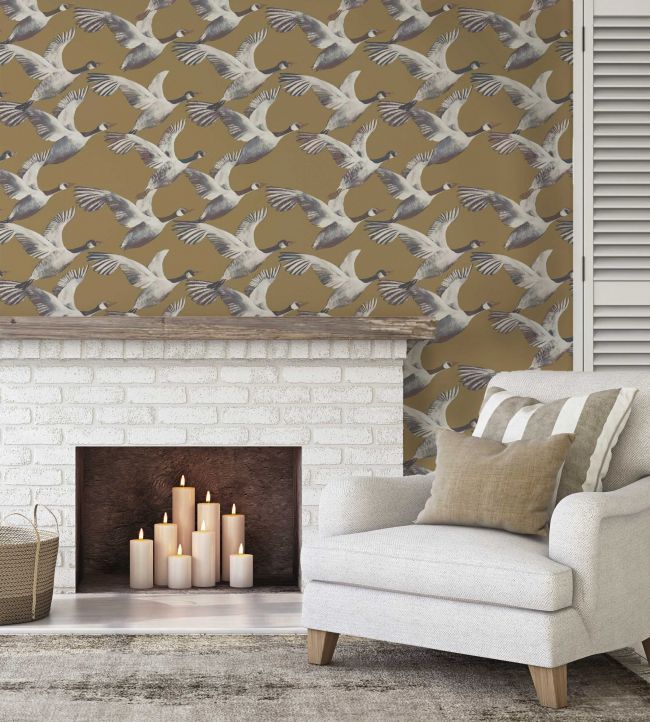 SKEIN4 - Skein Wallpaper - Dijon - Arley House