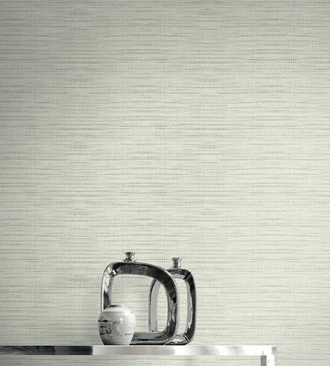 Textile Effects One Room Wallpaper - Silver