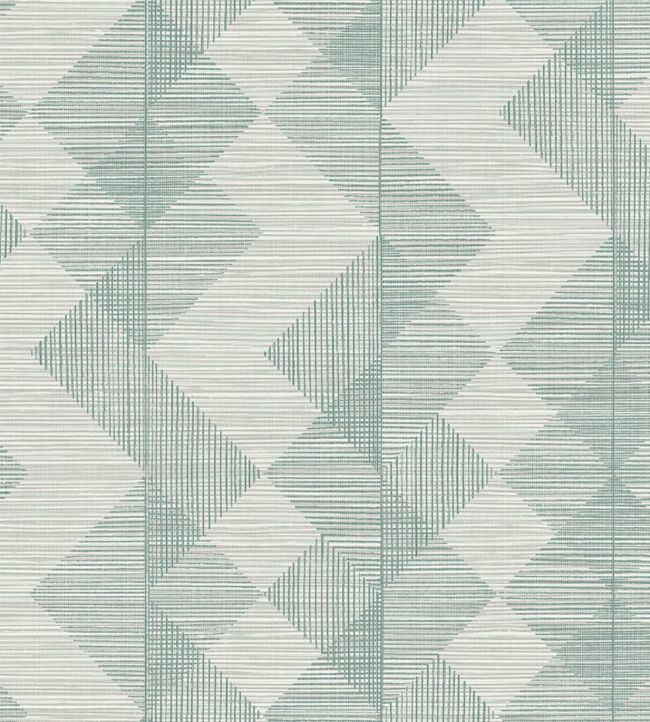 Textile Effects Eight Wallpaper - Green 