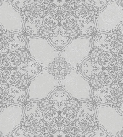 Regal Wallpaper - Silver 
