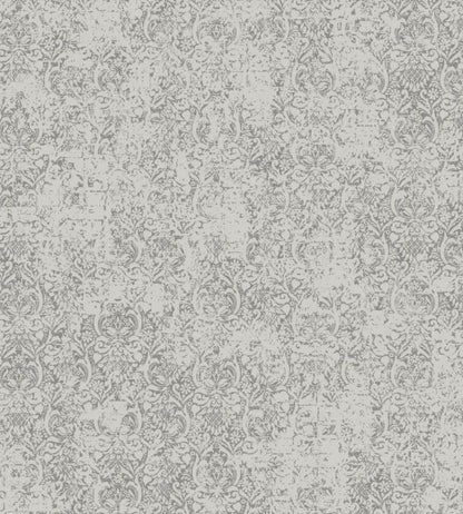 Damask Texture Wallpaper - Gray