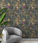 SUMATRA2 - Sumatra Wallpaper - Peacock Blue - Arley House