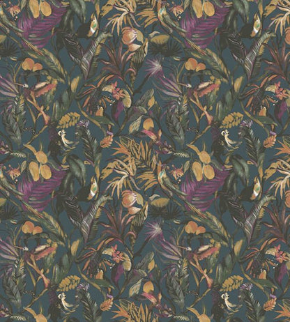 SUMATRA2 - Sumatra Wallpaper - Peacock Blue - Arley House