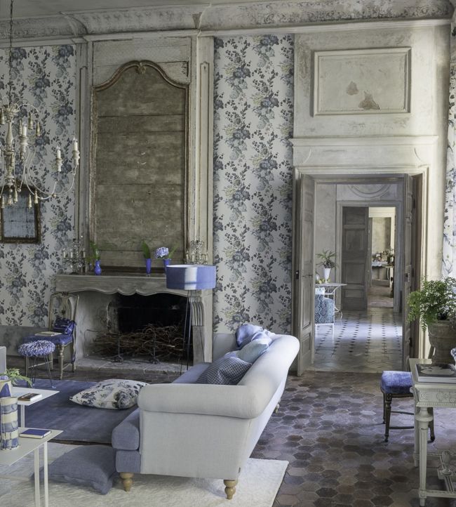Seraphina Wallpaper - Delft - P610/01 - Designers Guild