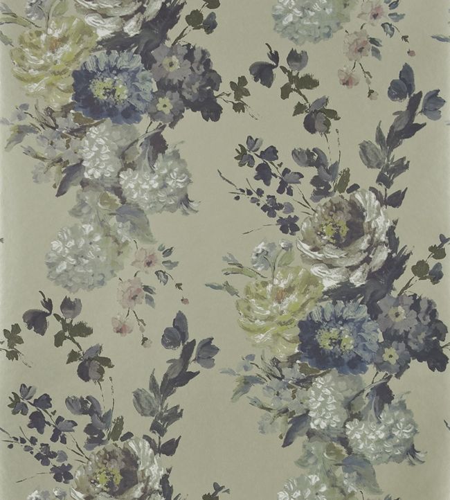 Seraphina Wallpaper - Silver - P610/03 - Designers Guild