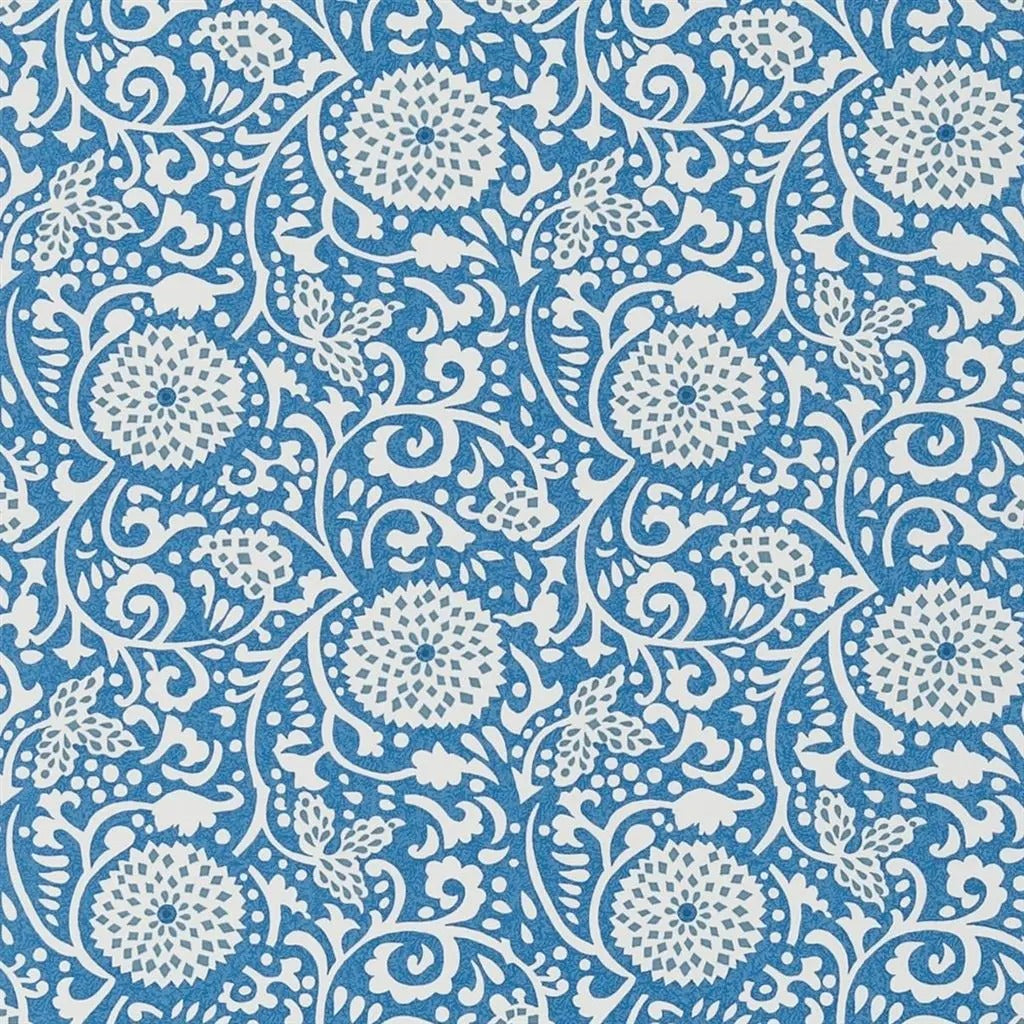 Shaqui Wallpaper - Cobalt - PDG1147/07 - Designers Guild