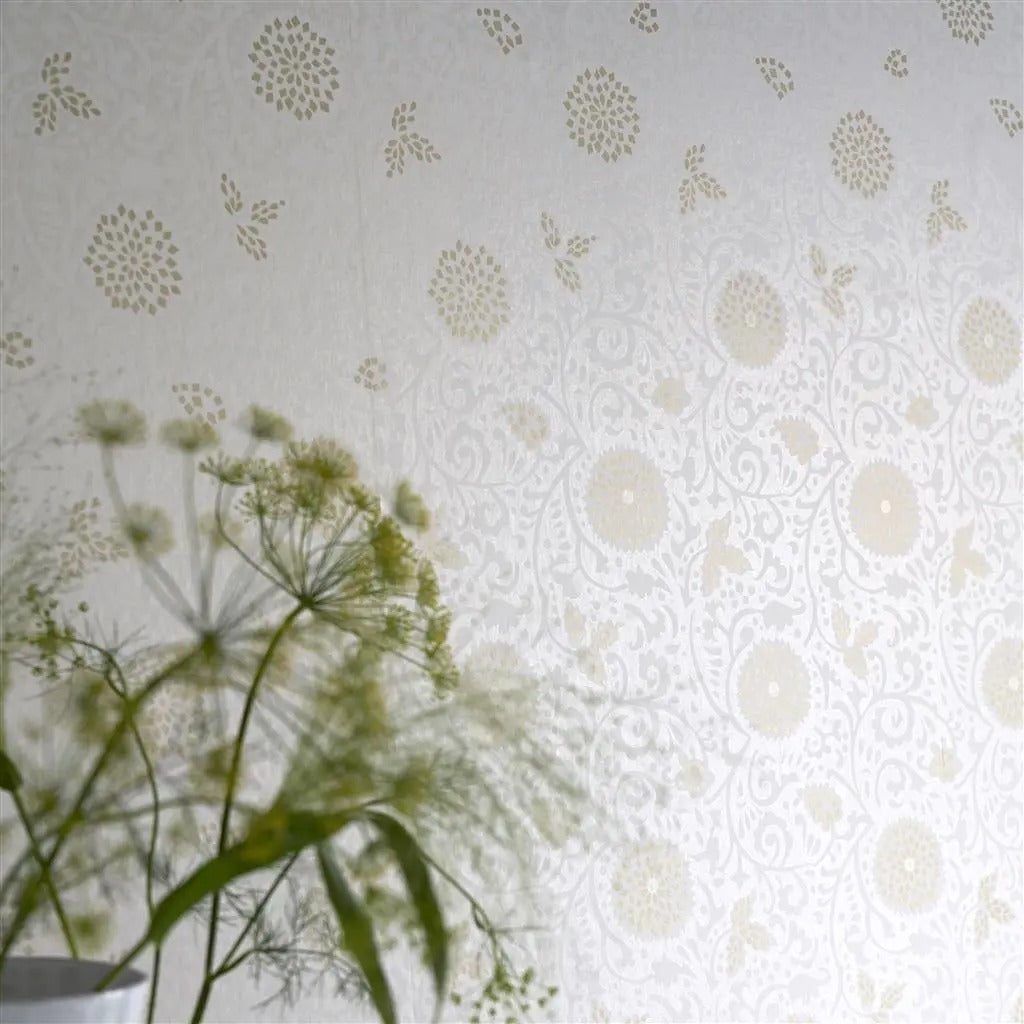 Shaqui Wallpaper - Pearl - PDG1147/01 - Designers Guild