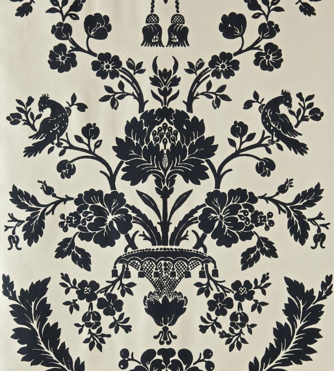 St Antoine Wallpaper - Off-Black - 910 - Farrow & Ball