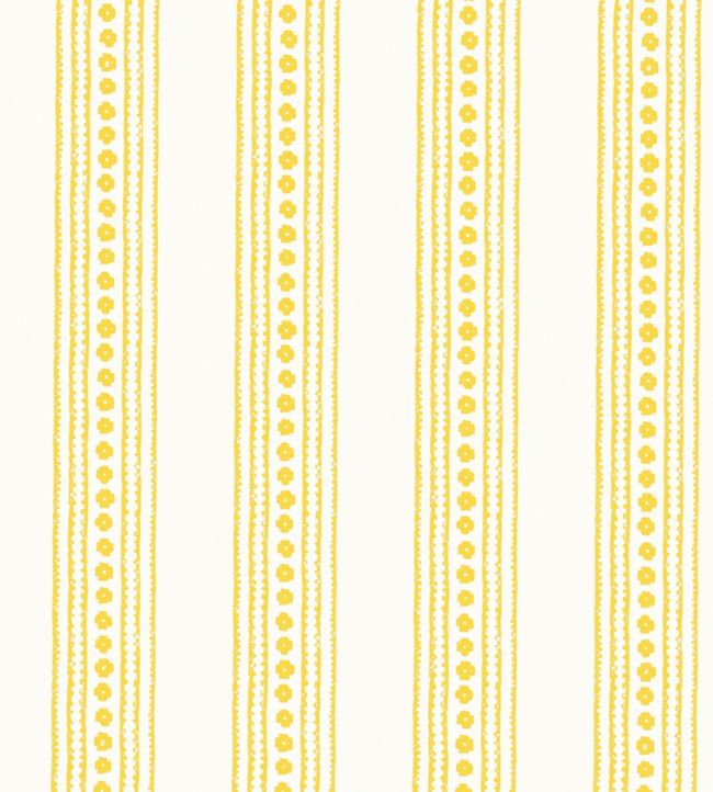 New Haven Stripe Wallpaper - Yellow 