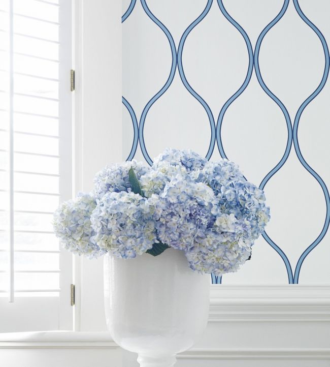 Camber Room Wallpaper - Blue