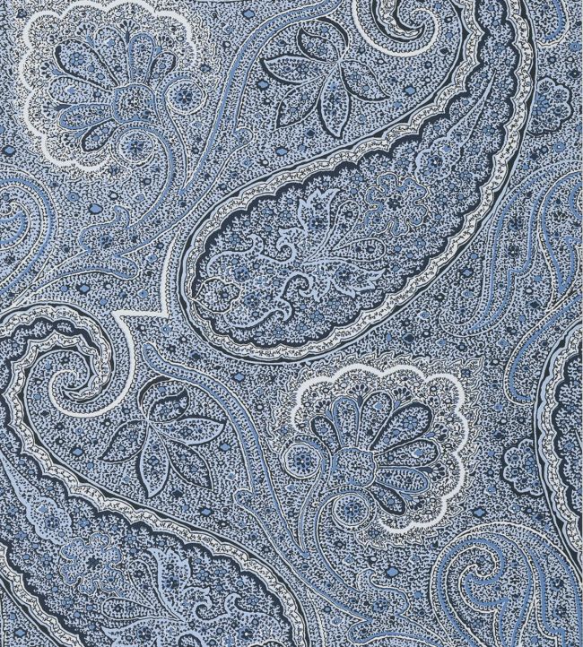 Sherrill Paisley Wallpaper - Blue 