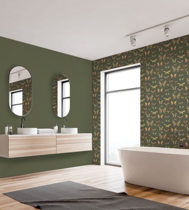 TAMAN25 - Taman Wallpaper - Green - Arley House