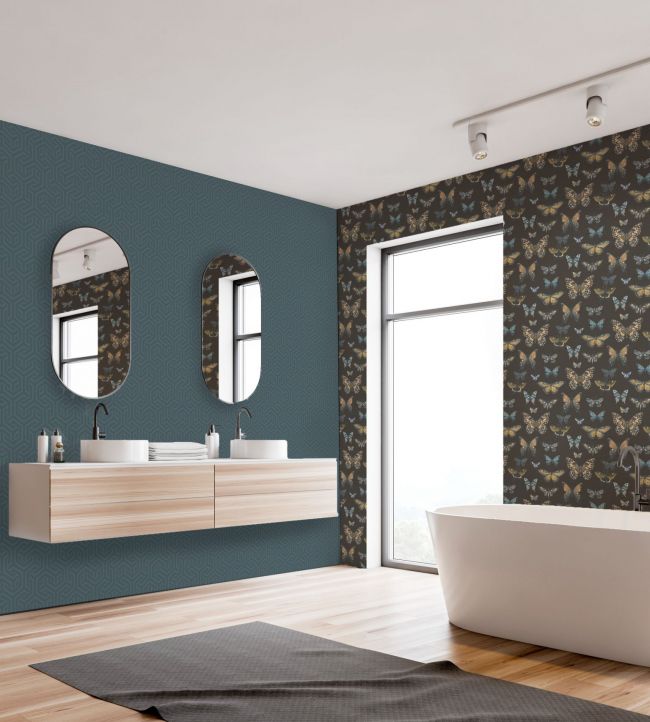 TAMAN29 - Taman Wallpaper - Black - Arley House