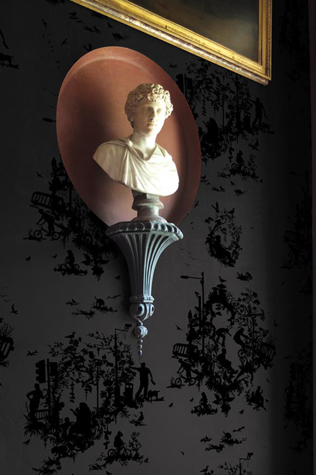 Decouper 3 Hand Printed Room Wallpaper - Gray