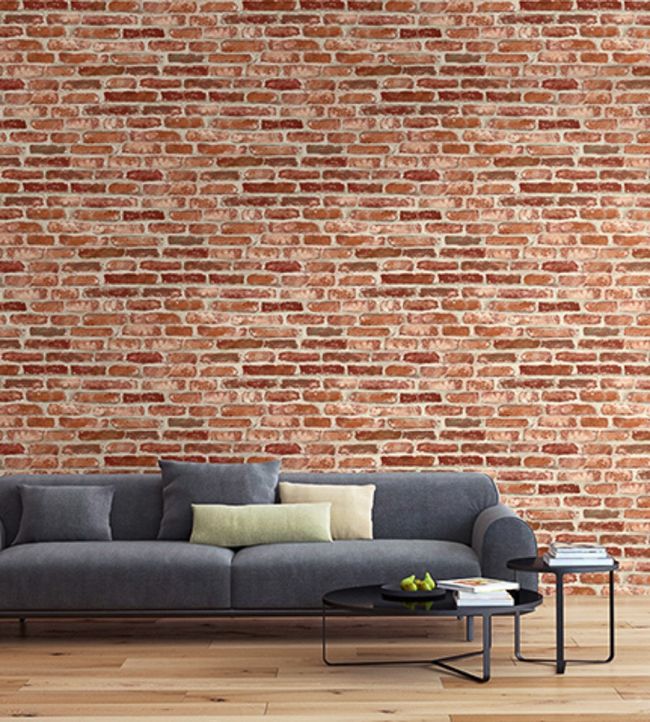 Brick Room Wallpaper - Sand