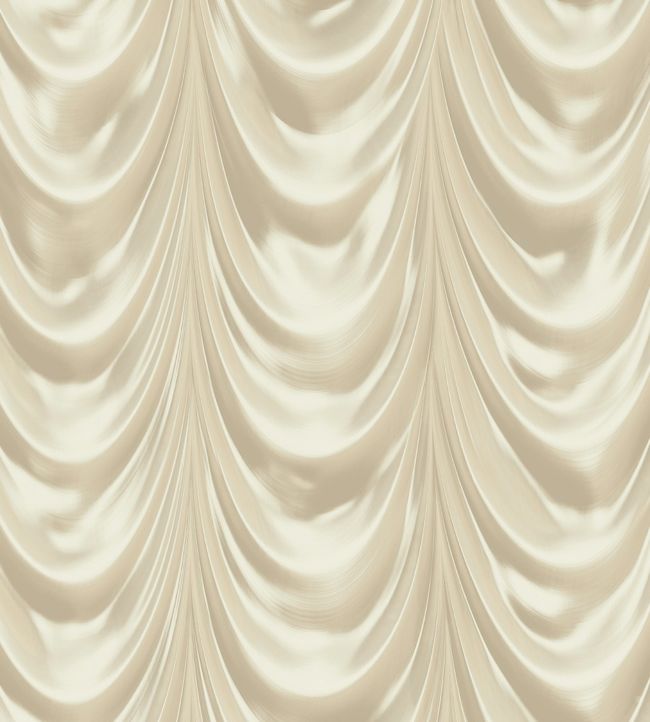 Drape Wallpaper - White