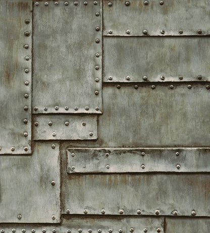 Steel Layers Wallpaper - Gray