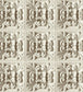 Carved Floral Wallpaper - White