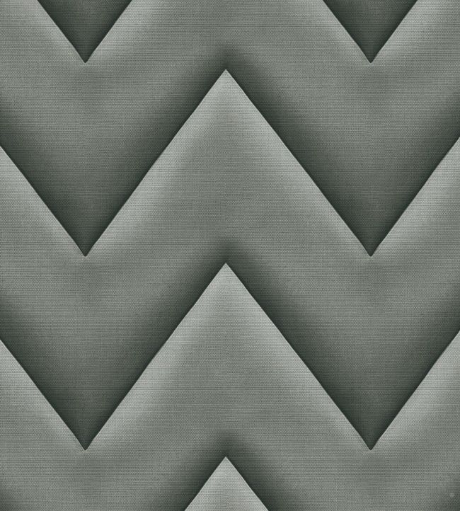 Embossed Zig Zag Wallpaper - Gray