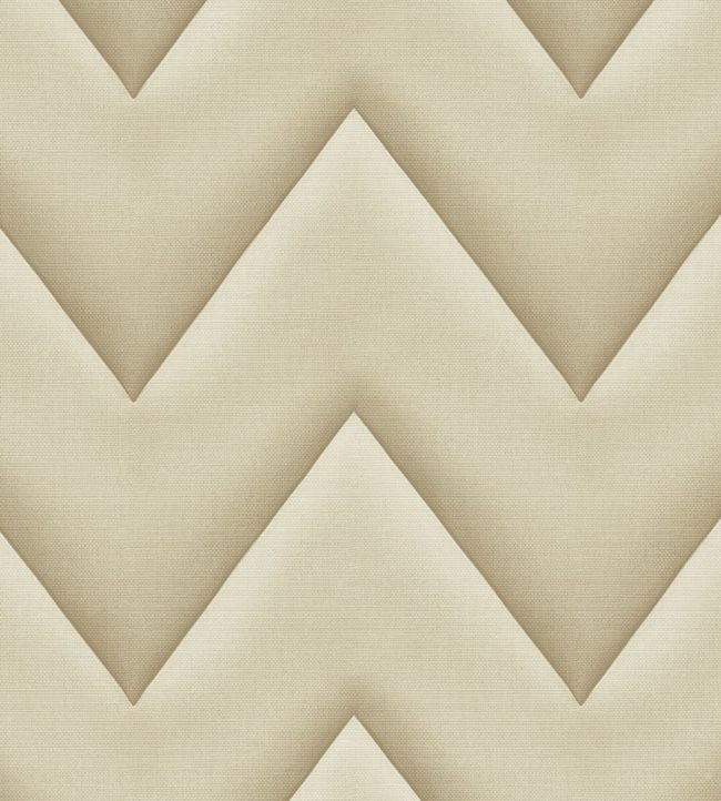 Embossed Zig Zag Wallpaper - Sand