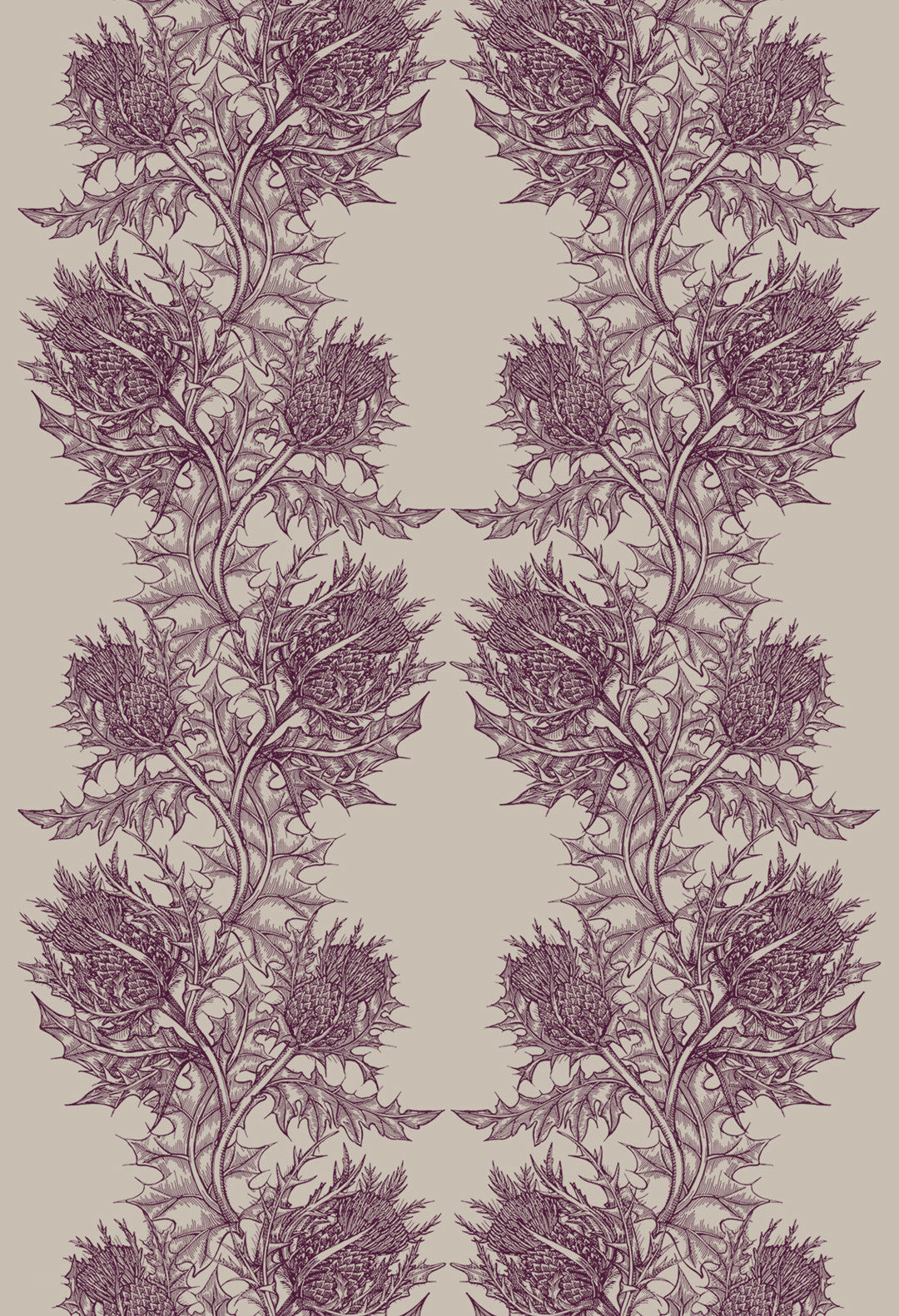 Thistle Fabric - Purple 