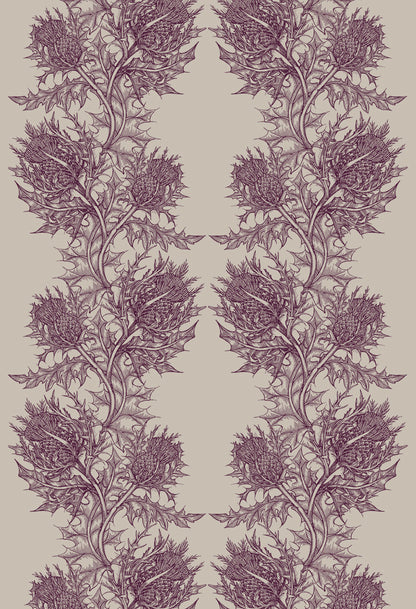 Thistle Fabric - Purple 