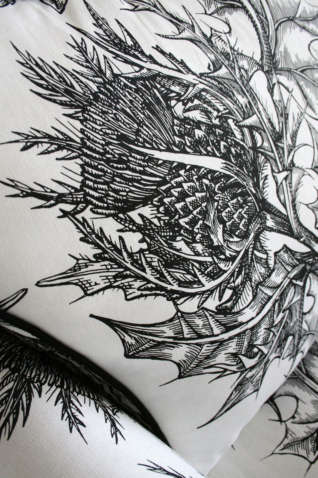 Thistle Room Fabric - Gray