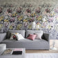 Tapestry Flower Wallpaper - Platinum - PDG1153/04 - Designers Guild