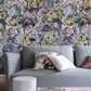 Tapestry Flower Wallpaper - Platinum - PDG1153/04 - Designers Guild