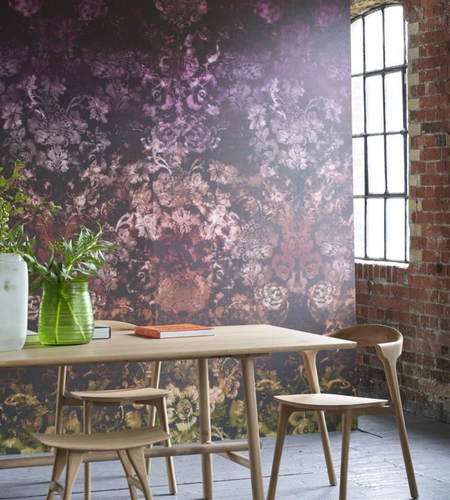 Tarbana Damask Wallpaper - Amethyst - PDG1139/02 - Designers Guild