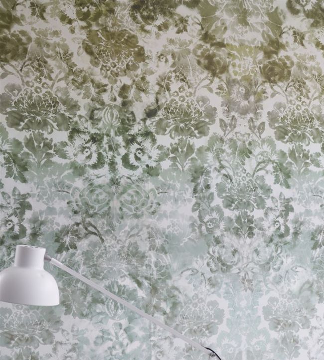 Tarbana Damask Wallpaper - Linen - PDG1139/01 - Designers Guild