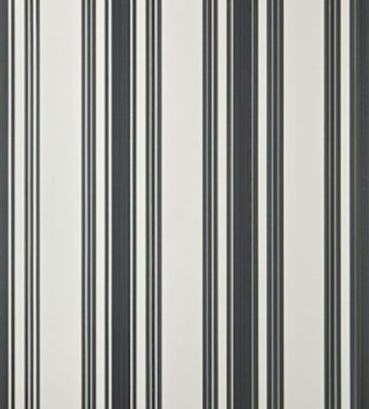 Tented Stripe Wallpaper - Off-Black - 1388 - Farrow & Ball